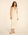 VESTIDO CANALE CUT OUT CREMA
