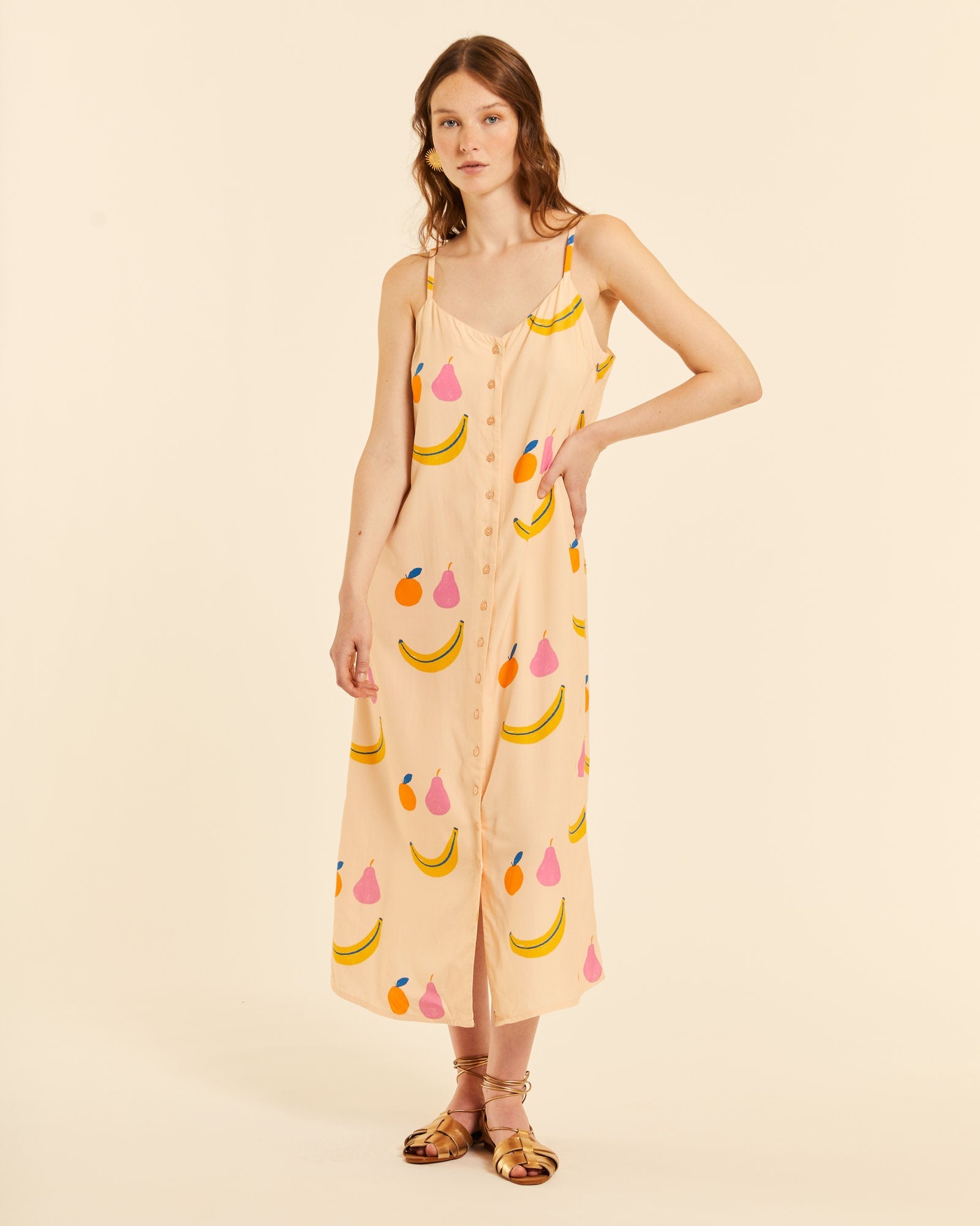 Vestido tirantas Happy Fruits