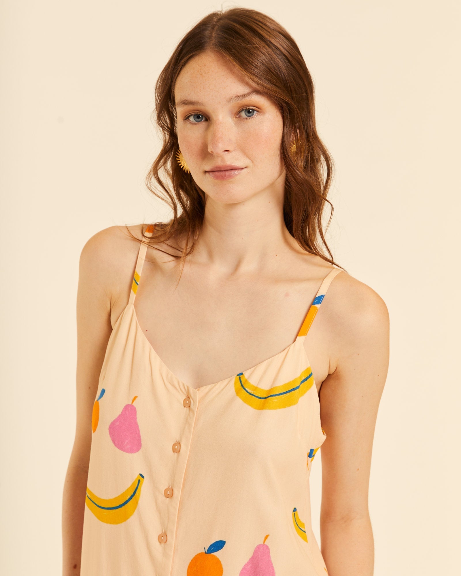Vestido tirantas Happy Fruits