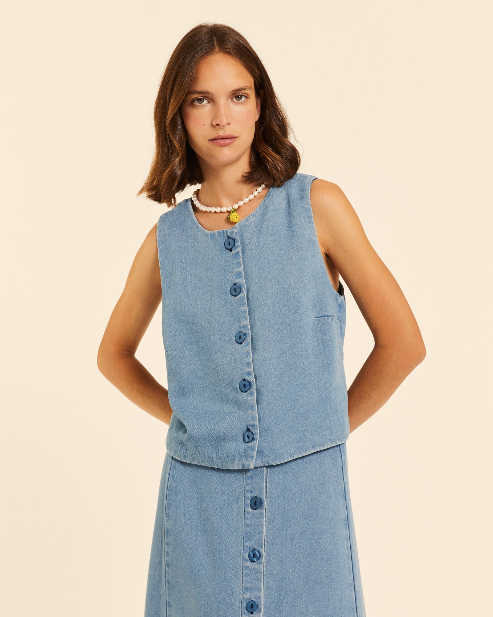 Chaleco denim