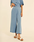 Pantalón ancho denim