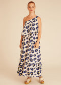 BLUE FLOWERS MAXI DRESS