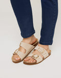 Sandalia Bio Piel Arena - Emerald